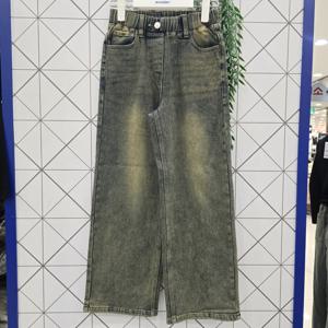 [에꼴리에]에꼴 주니어 와이드 애쉬 빈티지진 25D0254_GN