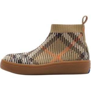 클리어런스 버버리 키즈 빈티지 체크 니트 미들 부츠(베이지) 8099962