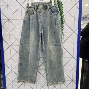 [에꼴리에]에꼴리에 주니어 원턱 벌룬 와이드 빈티지진 25D5257_