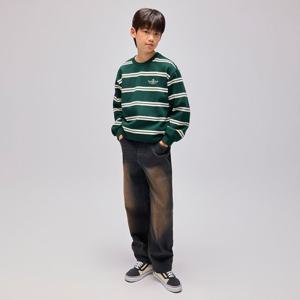 [행텐 틴즈]행텐틴즈 백 브러쉬 풀밴딩 테이퍼드 데님팬츠_294(14540-055-803-10)