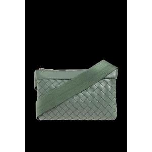 24FW 보테가베네타 Sage 그린 nappa 레더 Duo 크로스바디 백 651938V2E423269 TP565406277