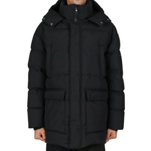 에르노 25FW 남성 후드 다운 패딩 블랙 PI001292U 12840 9300