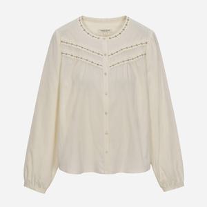 [써스데이아일랜드]플라워 자수 포인트 블라우스 T256MBL165W