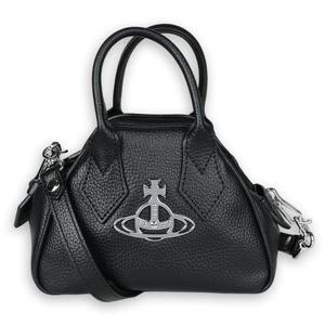 비비안웨스트우드 여성 ORB 로고 야스민 미니 토트백(블랙) 5C010006W S000D N403