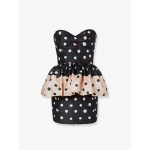 [FENDI] 라프리마 여성 원피스 Falena 도트 태피터 뷔스티에 FDD509 AVJQF0GME 블랙 /12