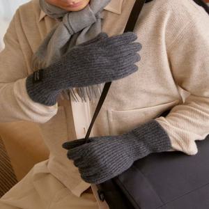 [질스튜어트] 그레이멜란지 울캐시미어 핑거홀 남자장갑 JUGV5F301G2