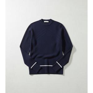CALLAWAY 25FW CHEV SWEATER WITH TIPPING (CGGSF180-410) (티핑 셰브 스웨터)