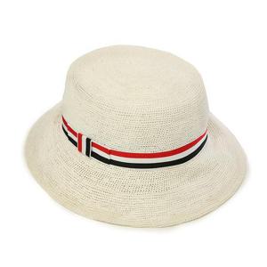 톰브라운 여성 삼선 스트로 버킷햇 FHC352A 07736 114