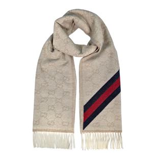 구찌 울 머플러 목도리 570603 3G200 9568 웹로고 베이지