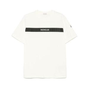 몽클레어 러버라이즈드 로고 코튼 티셔츠 8C00061 89AKK 034