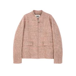 닥스 여성 26SS 핑크 보카시 울알파카혼방 스탠카라 자켓 DLJA6A101P2