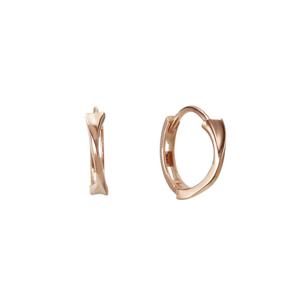 14K 핑크골드 브리사 스몰 웨이빙 원터치 귀걸이 TEPK4P03936M