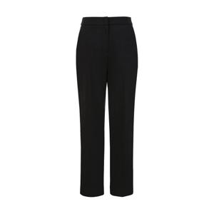 닥스 여성 25FW 블랙 솔리드 도톰소재 뒷밴딩 팬츠 DLPA5DE11BA