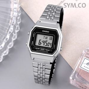 카시오 LA680WA-1 빈티지 디지털 학생 캐쥬얼 여자 메탈 시계 d