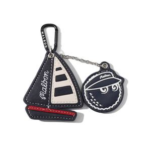 [말본골프]말본골프 말본 요트 버킷 티홀더 볼마커 세트 NAVY M6