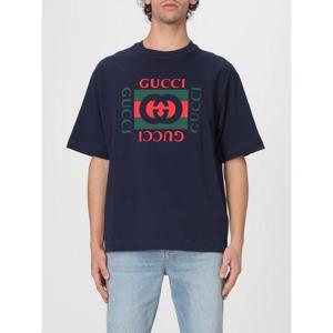 구찌 반팔 티셔츠 784361XJGKA 4735 Navy