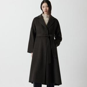 [쥬크]울블렌디드 벨티드 플레어 코트 Z254MSG555