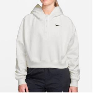 나이키후드티 LQS IF0259-133 피닉스 플리스 오버사이즈 크롭 후디