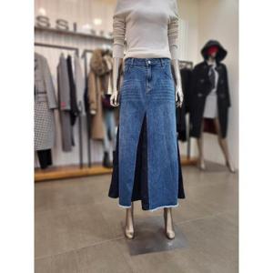 제시뉴욕 세이브존05 패치 데님 롱스커트 AEM5SZNSDS5960BU