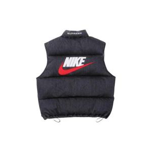 Supreme슈프림 x 나이키 데님 퍼퍼 베스트 블랙   24SS FQ0323-010