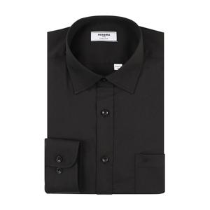 [레노마(셔츠)]구김없고 신축성좋은 스판블랙셔츠 RZRSG0005BKSU