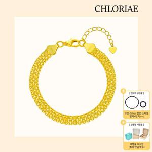 [방송에서만] 클로리에 실버925 콰트로 팔찌+ 925 Silver 천연 스피넬 팔찌 + 반지 SET