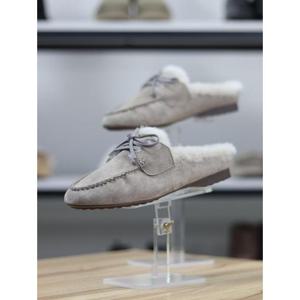 바이로쏘 세이브존06 가죽 레이스업 퍼 안감 3cm 뮬 블로퍼 (BY)25W128J75CD3