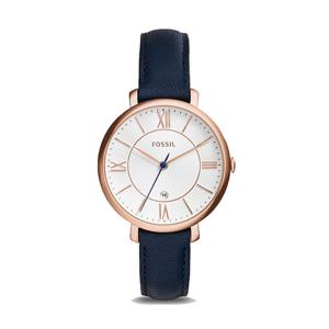 파슬 여성 잭클린 가죽 시계 ES3843 Blue