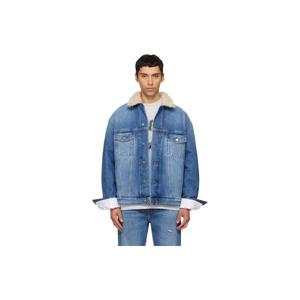 아크네 청자켓 블루 페이딩 워싱 데님 재킷 261129M177004