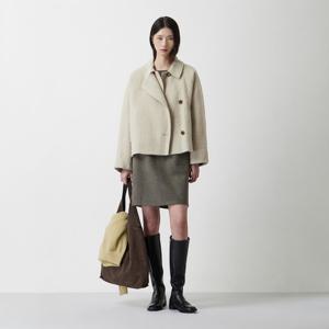 [쥬크]라마 블렌디드 숏 코트 Z254MSG501