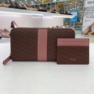 [에스콰이아]여성 체크 패턴 장지갑 ECEFRP883884BLPI HSYI5A GN