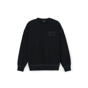 MLB  (3AMTB1261-50BKS) 공용 쿠퍼스로고 메가오버핏 맨투맨