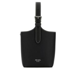 프라다 여성 블랙 가죽 카메라 백 1BE090NZV F0002