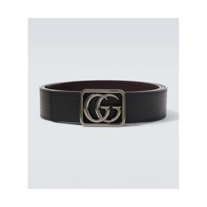 구찌 Double G 리버서블 레더 벨트 P01124307