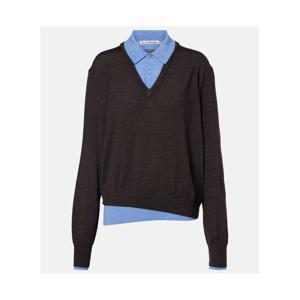 아크네 레이어드 울 폴로 스웨터  P01145239