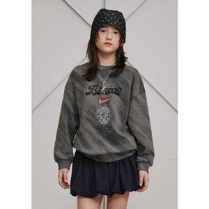 [블루테일HU] AAA1TS01CG 차콜그레이 오버핏 맨투맨