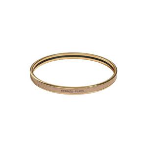 에르메스 글리터 뱅글 에나멜   옐로우 골드 하드웨어 마롱 글라세 도레 H240016FG5