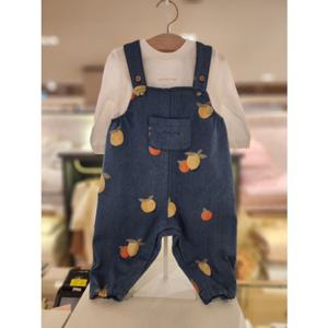 밍크뮤ch 후르츠데님SET우주복(출산신생아백일돌어린이집등원룩) (3611360101)