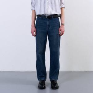 [플랙진]남성 비즈니스 스티즈 B96 테이퍼드 진청 데님 팬츠 (PJTI5SZB965)