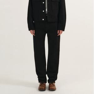 [플랙진]남성 스티즈 M21 스트레이트 블랙 데님 팬츠 (PJTI5SZM211)