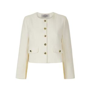 [포커스]칼라리스넥 트위드 자켓 PBBF6S1JK1001