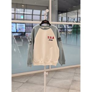 [JEEPKIDS(지프키즈)] USA 배색 나글란 맨투맨 KR1TSU822MT