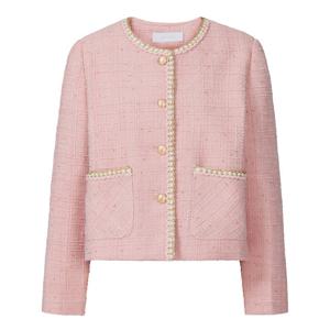 [포커스]골드 트리밍 라인 트위드 자켓 PBINF6S1JK1011