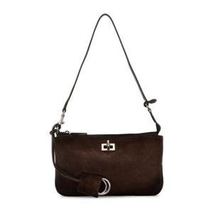 발렌시아가 브라운 스웨이드 로데오 숄더백 8141112AB4G 2308