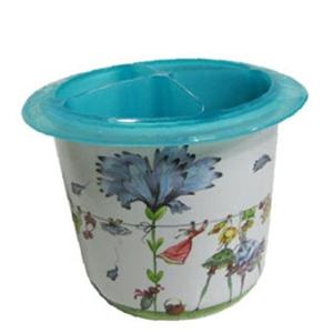 로소리갈 수저통 블루 꽂이통 숟가락 젓가락 정리