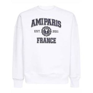 (명품) 아미 레터링 맨투맨 USW008 747 100