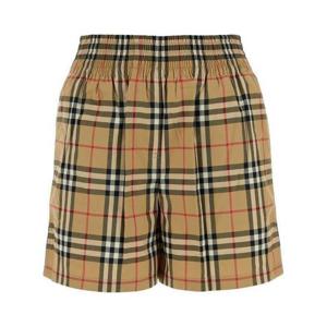 (명품) 버버리 체크 코튼 반바지 쇼츠 8083147