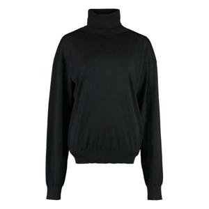 (명품) 생로랑 로고 울 터틀넥 니트 755010 Y7