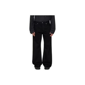 아크네 청바지 블랙 레귤러 핏 2021M 데님 진 261129M186010