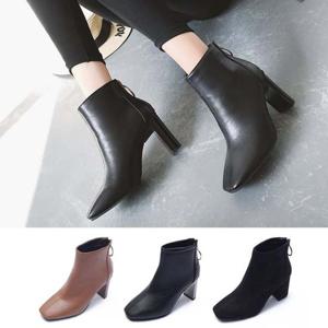 가을구두 여성 앵글부츠 숏부츠 미들힐